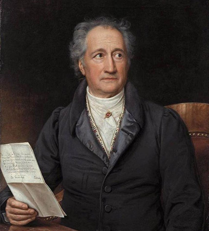 Joseph Karl Stieler (1781-1858): "Goethe".