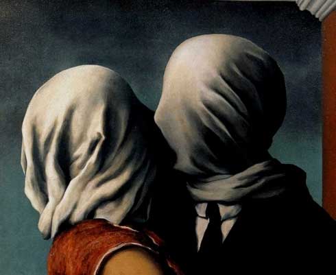 René Magritte (1928): "Los amantes" 